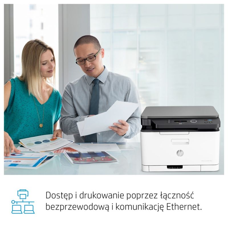 15. HP Color Laser MFP 178nw 4ZB96A (laser, color laser; A4; Flatbed scanner)