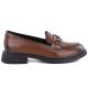 2. Women's brown leather lords shoes Vinceza 39991