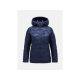 Peak Performance W Helium Utility Down Hood Jacket Navy Blue