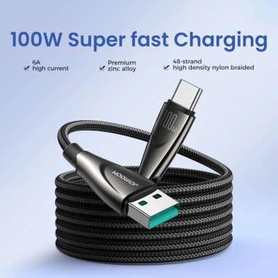 2. Joyroom Pioneer Series SA31-AC6 USB-A / USB-C Cable 100W 1.2m - Black