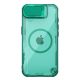 2. Nillkin Iceblade Prop Magnetic Case with Camera Cover and Stand for iPhone 16e / 17e - Green