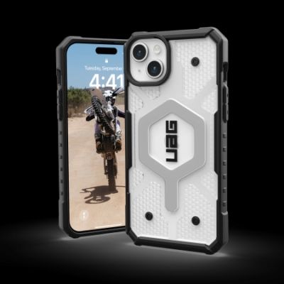 2. UAG Pathfinder MagSafe case for iPhone 15 Plus - transparent