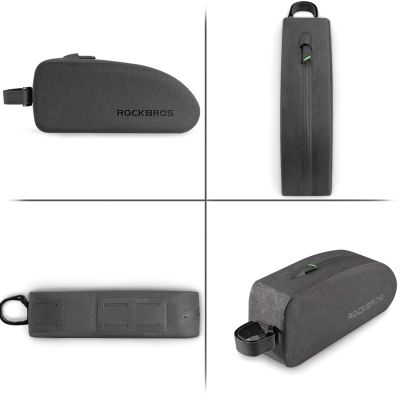 4. Rockbros AS-019 bicycle frame bag waterproof 1.5 l - black