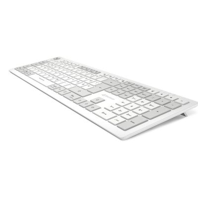 3. Sharkoon OfficePal K30W wh keyboard Home/Office USB QWERTZ German White