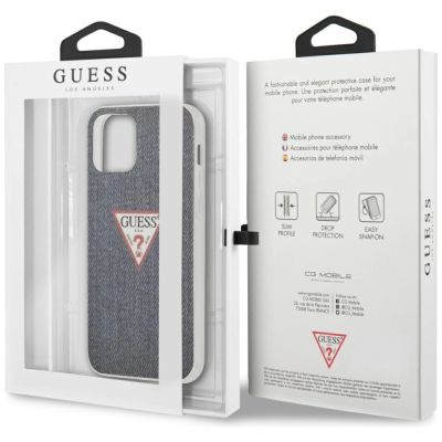 8. Guess GUHCP12LPCUJULDB iPhone 12 Pro Max 6.7" navy/dark blue hardcase Jeans Collection