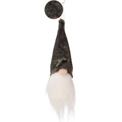 6. DECORATIVE PENDANT SANTA CLAUS 11CM GREEN