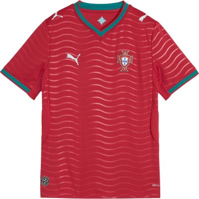 2. Puma FPF Portugal Home Jersey Replica Club Kids T-shirt Red 783281 01