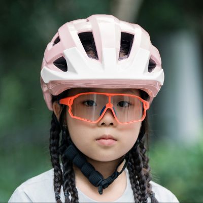 2. Rockbros LK-67 Youth Bike Helmet with Detachable Visor 54–58 cm - Pink