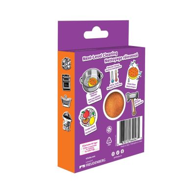 4. Vileda Punch Strong Orange Scouring Pad 1 pc.