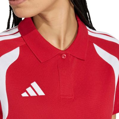 5. Women's adidas Tiro 26 League Polo Shirt red KF9099