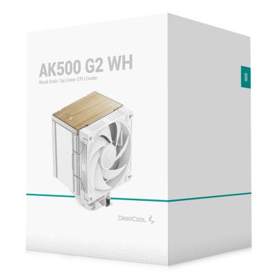 9. DeepCool AK500 G2 WH Processor Air Cooler 12cm White 1 pc.