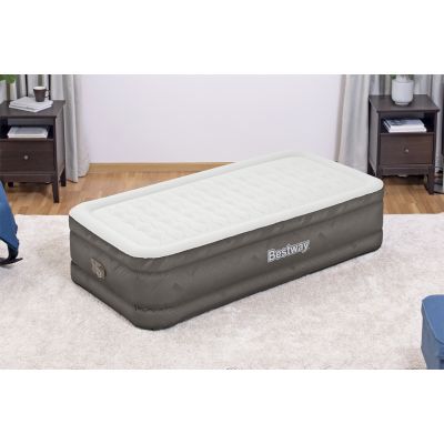 14. Bestway 69048 / 23 Air Mattress Single Mattress Gray, White Unisex