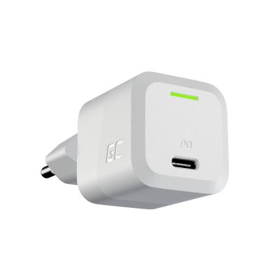 3. GREEN CELL USB-C CHARGER GAN GC POWERGAN 33W PD 3.0 QC 3.0 USB-C WHITE