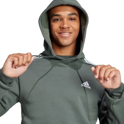 5. adidas Essentials Fleece 3-Stripes Hoodie M IX2366