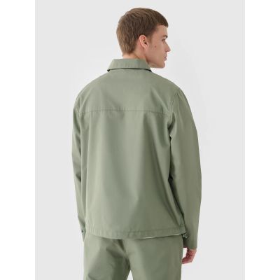 2. Men's transitional shirt jacket 4F 4FRSS24TTJAM0887-44S