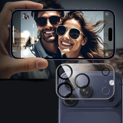 4. Tech-Protect Cam Fit+ Camera Cover for iPhone 17 Pro - Clear