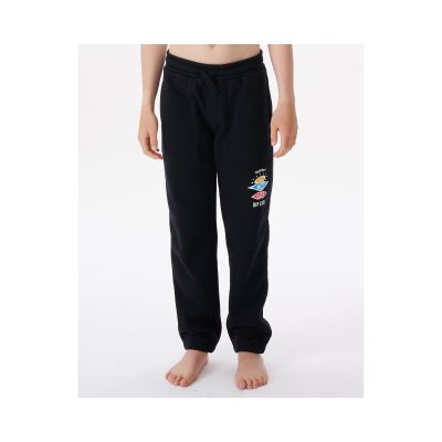 RIP CURL Search Icon Track Pant-Boy - Black