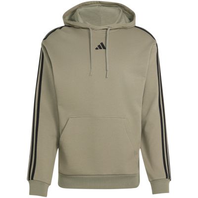 2. Men's adidas Essentials 3-Stripes French Terry Hoodie Olive KY4204