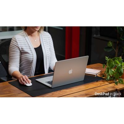3. Twelve South DeskPad vegan leather - vegan leather desk pad (black)