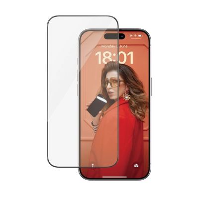 8. PanzerGlass Bundle 3in1 set transparent case + foil + camera cover for iPhone 15 Pro Max