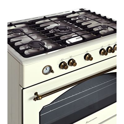 4. Ravanson Retro KWGE–90ARC gas-electric cooker (cream)