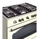 4. Ravanson Retro KWGE–90ARC gas-electric cooker (cream)