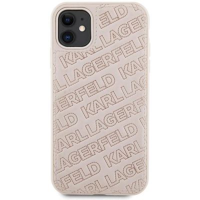 3. Karl Lagerfeld Quilted K Pattern case for iPhone 11 / Xr - pink