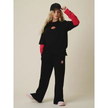 Girls' wide-leg sweatpants 4F 4FJRSS26TTROF1870-20S