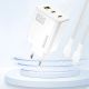 2. Dudao A29 65W GaN Wall Charger 2 x USB-C + 1 x USB-A - White