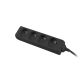 4. Lanberg PS0-04E-0100-IEC-BK extension cable (1m; black)