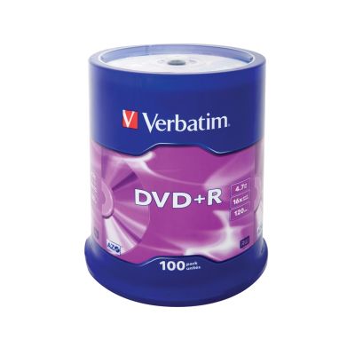2. DVD Verbatim 43551 (4.7GB; 16x; 100pcs; Cake)