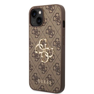 2. Guess GUHCP15S4GMGBR iPhone 15 6.1" brown/brown hardcase 4G Big Metal Logo