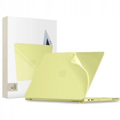 Tech-Protect Softshell case for MacBook Neo 13 2026 - matte yellow