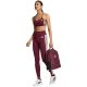 7. Women's adidas Optime Essentials Workout 3-Stripes 7/8 Burgundy Leggings KT3772