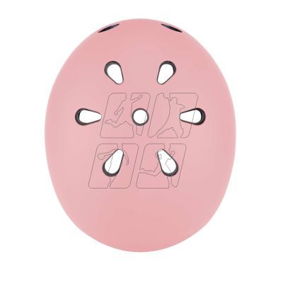 6. Helmet Globber Pastel Pink Jr 506-210