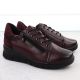 13. Burgundy Leather Women’s Wedge Shoes Vinceza 39964