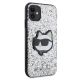 4. Karl Lagerfeld KLHCN61G2CPS iPhone 11 / Xr 6.1" silver/silver hardcase Glitter Choupette Patch