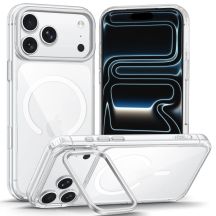 Tech-Protect MagStand MagSafe CC Case for iPhone 18 Pro Max / 17 Pro Max - Transparent
