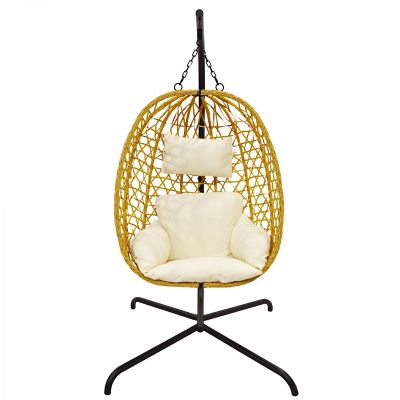 COCOON HANGING CHAIR 105x195CM BROWN