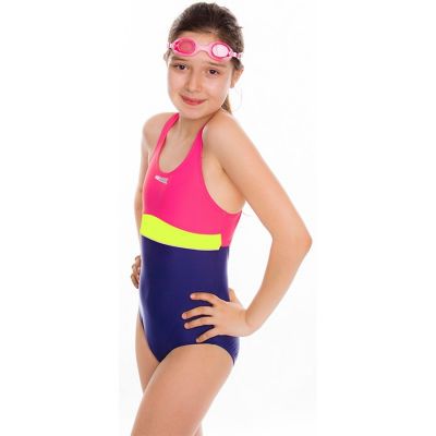 2. Aqua-speed Junior Emily Pink and Purple Swimsuit