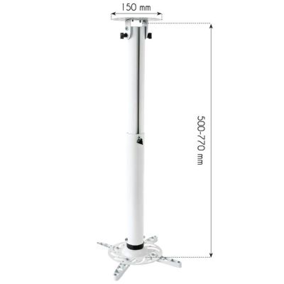 3. Techly ICA-PM 104MW Projector Mount Ceiling White