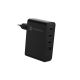 12. NATEC RIBERA GAN WALL CHARGER 3X USB-C 1X USB-A 100W BLACK