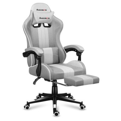 36. Huzaro Force 4.7 White Mesh Gaming Chair