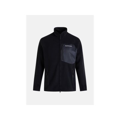 Peak Performance M Pile Zip Jacket Black