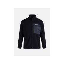 Peak Performance M Pile Zip Jacket Black