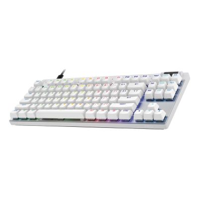 6. Logitech G PRO X TKL Rapid White Keyboard
