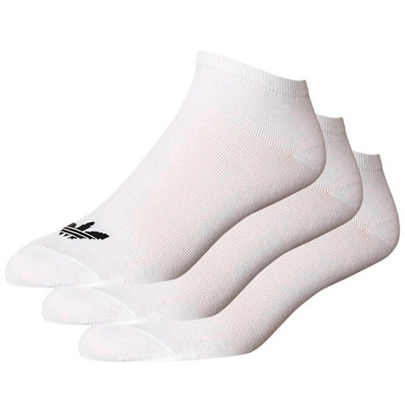 adidas ORIGINALS Trefoil Liner S20273 Socks 3 Pack White