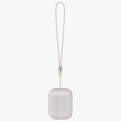 5. Uniq Lino Silicone Case for AirPods Pro - Beige