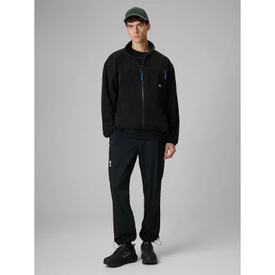2. Men's relaxed fleece with stand-up collar 4F 4FRSS26TFLEM502-20S