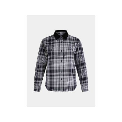 Peak Performance W Heavy Cotton Shirt Black Checkered
